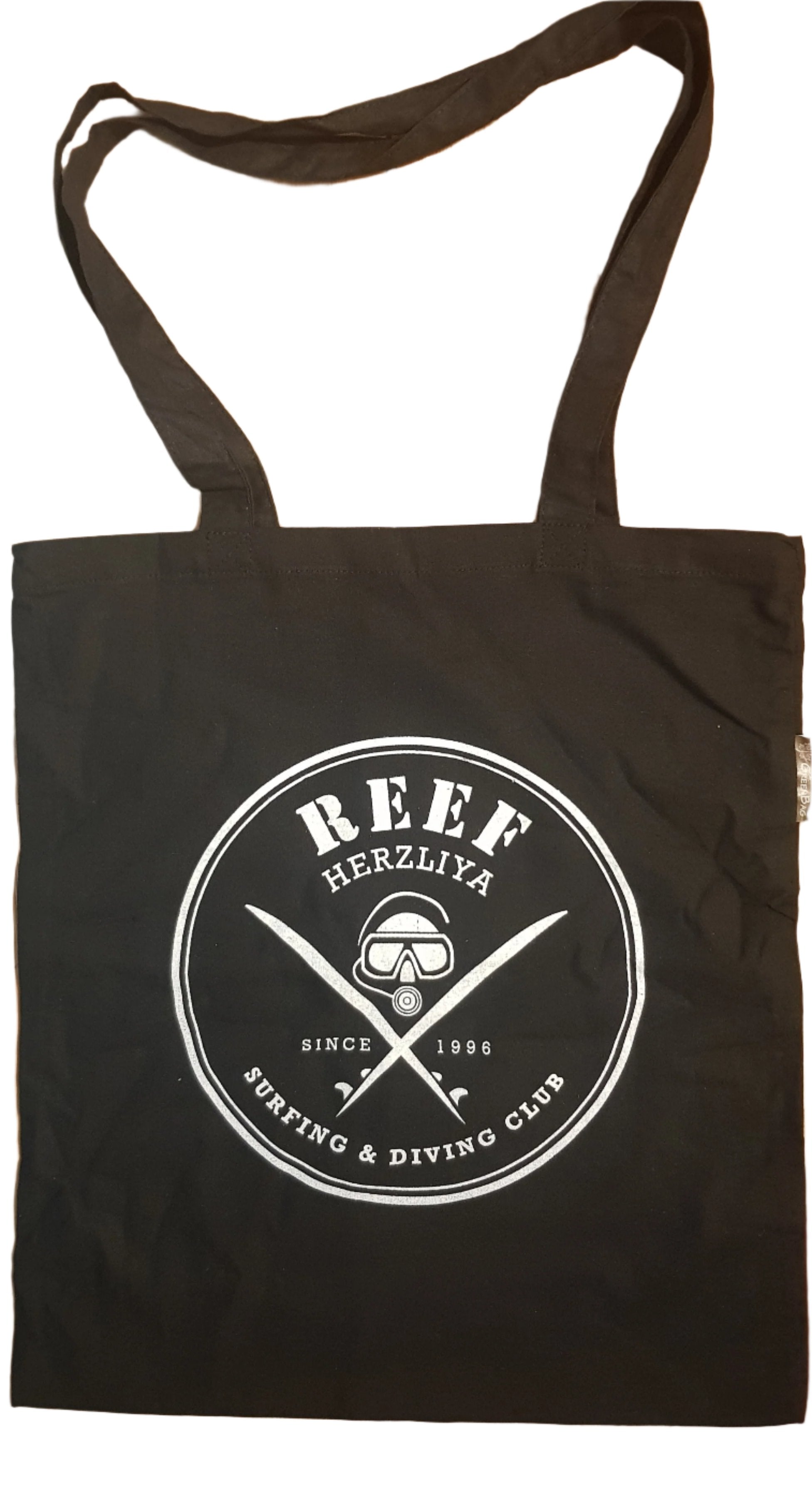 תיק בד REEF שחור/לבן Reef Shop