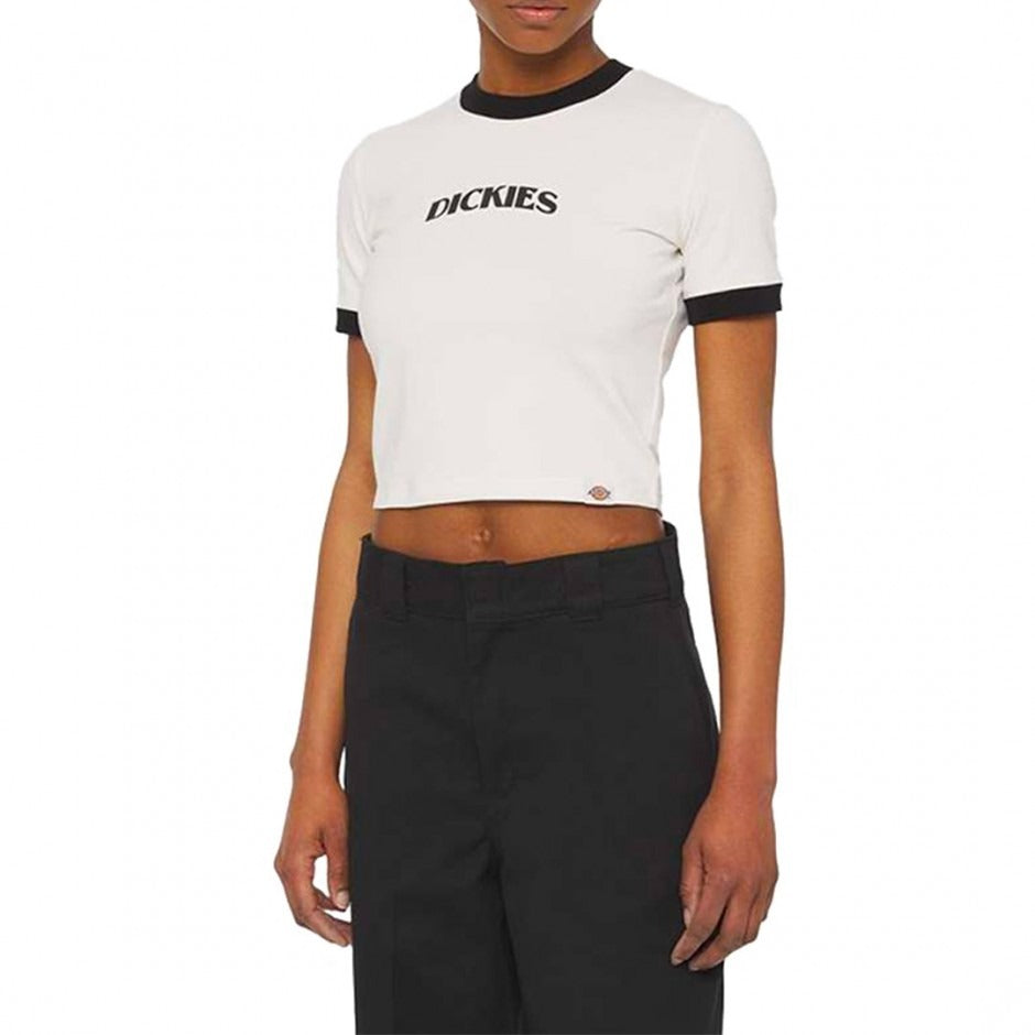 DICKIES 2024 HERNDON RINGER SS W | חולצה דיקיז בייסיק לבנה לנשים XL וי .אפ ישראל (אפראל) בע"מ