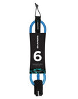 Shapers Performance series leash | ליש לגלשן שייפרס מידה 6 כחול אינטרסרף