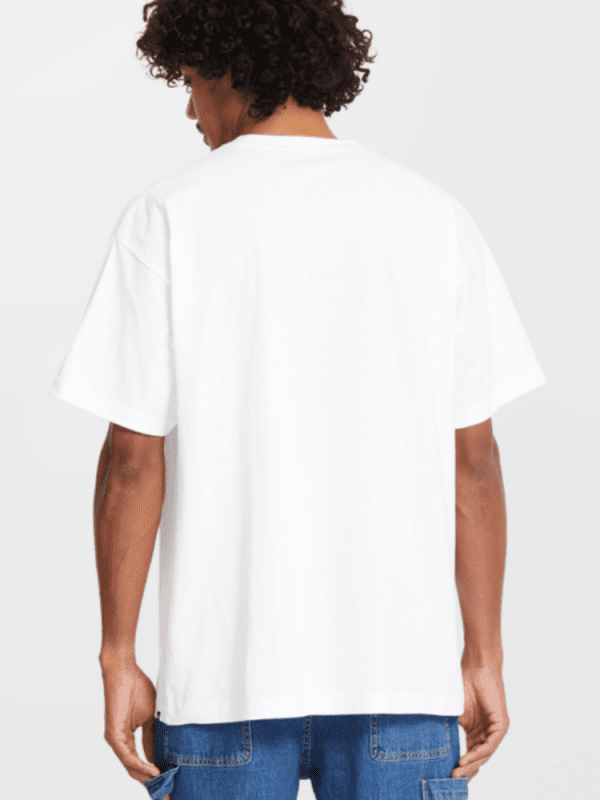 VOLCOM | PFANNGLES LSE SST | חולצה טי שירט לבן הדפס VOLCOM