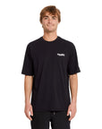 VOLCOM | PISTOL SS | חולצת לייקרה פיסטול שחורה שרוול קצר VOLCOM