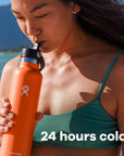HYDRO FLASK | בקבוק שתיה היידרופלאסק 710מיל' ולוסיטי