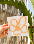 MEDITO | Sea-Proof Vinyl Sticker | מדבקה לגלשן Salt & Petals MEDITO