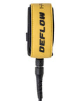 DEFLOW | LEASH HIGH PERFORMANCE 6FT 6MM | ליש 6 חרדל דוגית