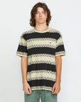 VOLCOM | IRON STONE CREW SS | חולצה טי שירט פסים VOLCOM