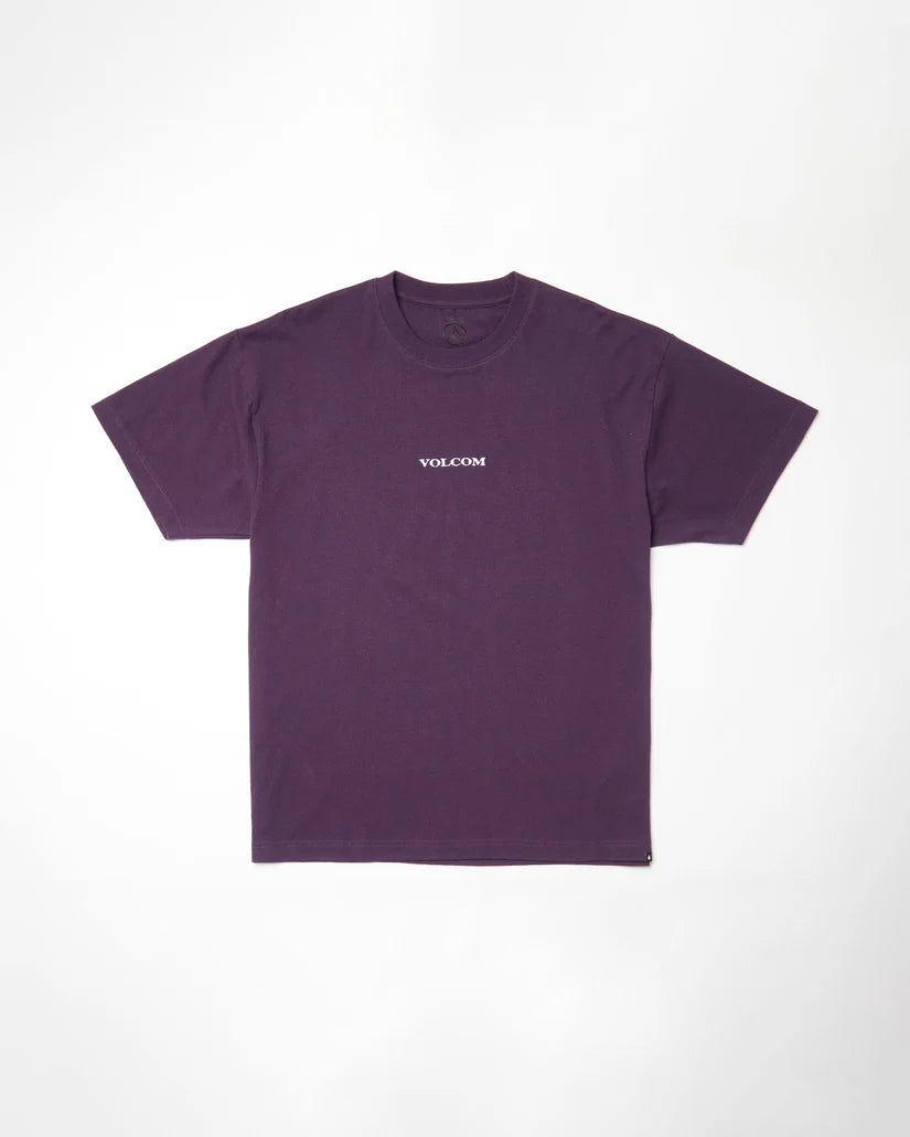 VOLCOM | VOLCOM STONE LSE SST | חולצה טי שירט סגול VOLCOM