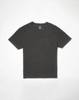 VOLCOM | SOLID STONE EMB SST | חולצה טי שירט שחור ווש VOLCOM