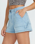 VOLCOM | STONE KRAFT SHORT | מכנס ג'ינס קצר נשים VOLCOM