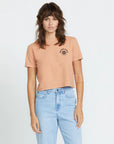VOLCOM | DIAL CROP TEE | חולצה קרופ נשים VOLCOM