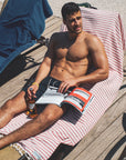 SUNKISSED | BERMUDA SAND FREE BEACH TOWEL | לונג מגבת לים 911