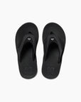REEF | CJ2121 Kids Fanning Black Silver | כפכפי ילדים REEF