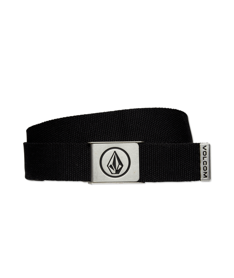 VOLCOM | 2024 CIRCLE WEB BELT | חגורה שחורה X pass