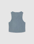 DICKIES | PLENTYWOOD GD VEST W | גופיה קצרה נשים אפור וי .אפ ישראל (אפראל) בע"מ
