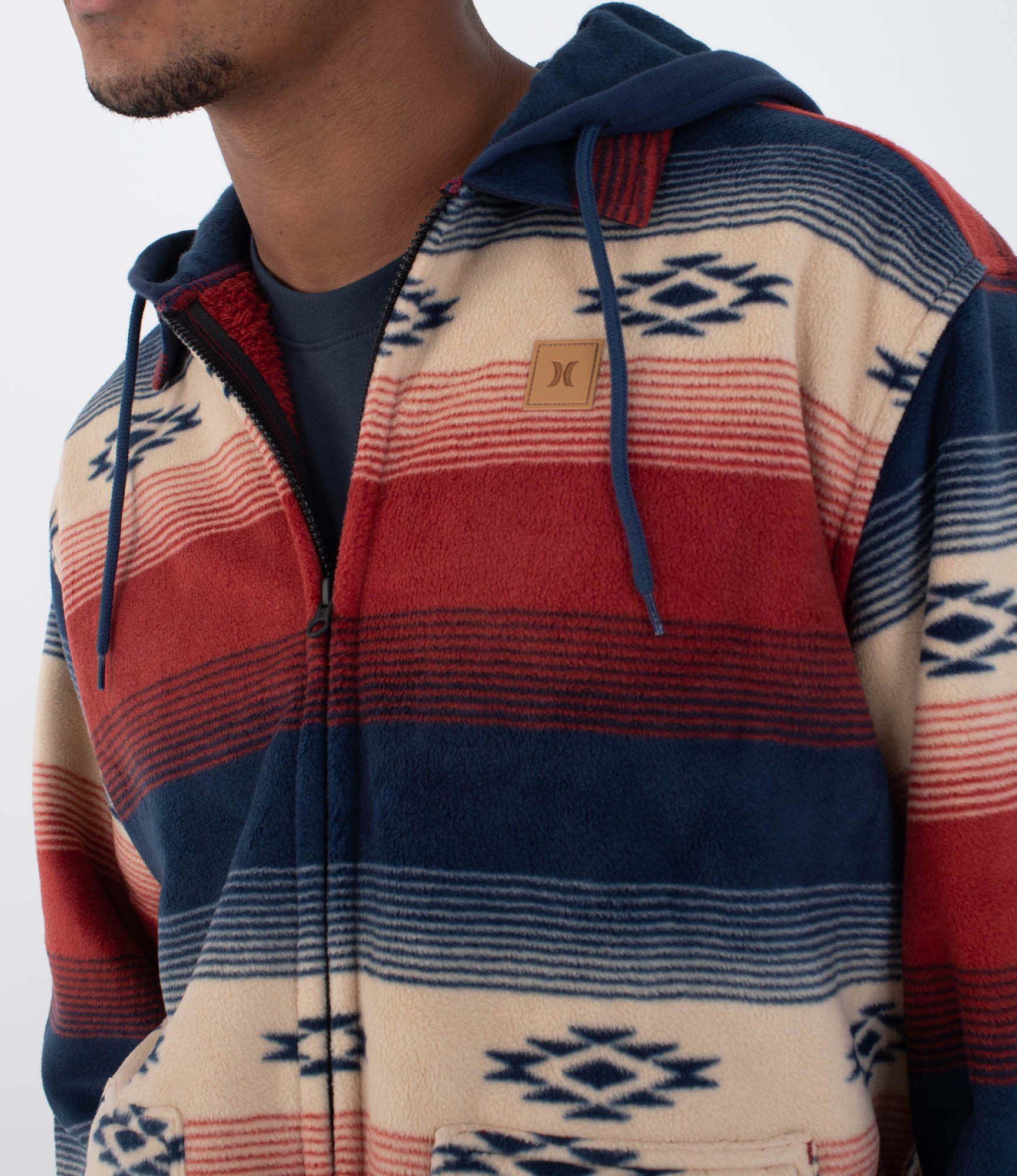 HURLEY | EASY RIDER HOODED SHERPA | ג'קט איזי ריידר הארלי 911