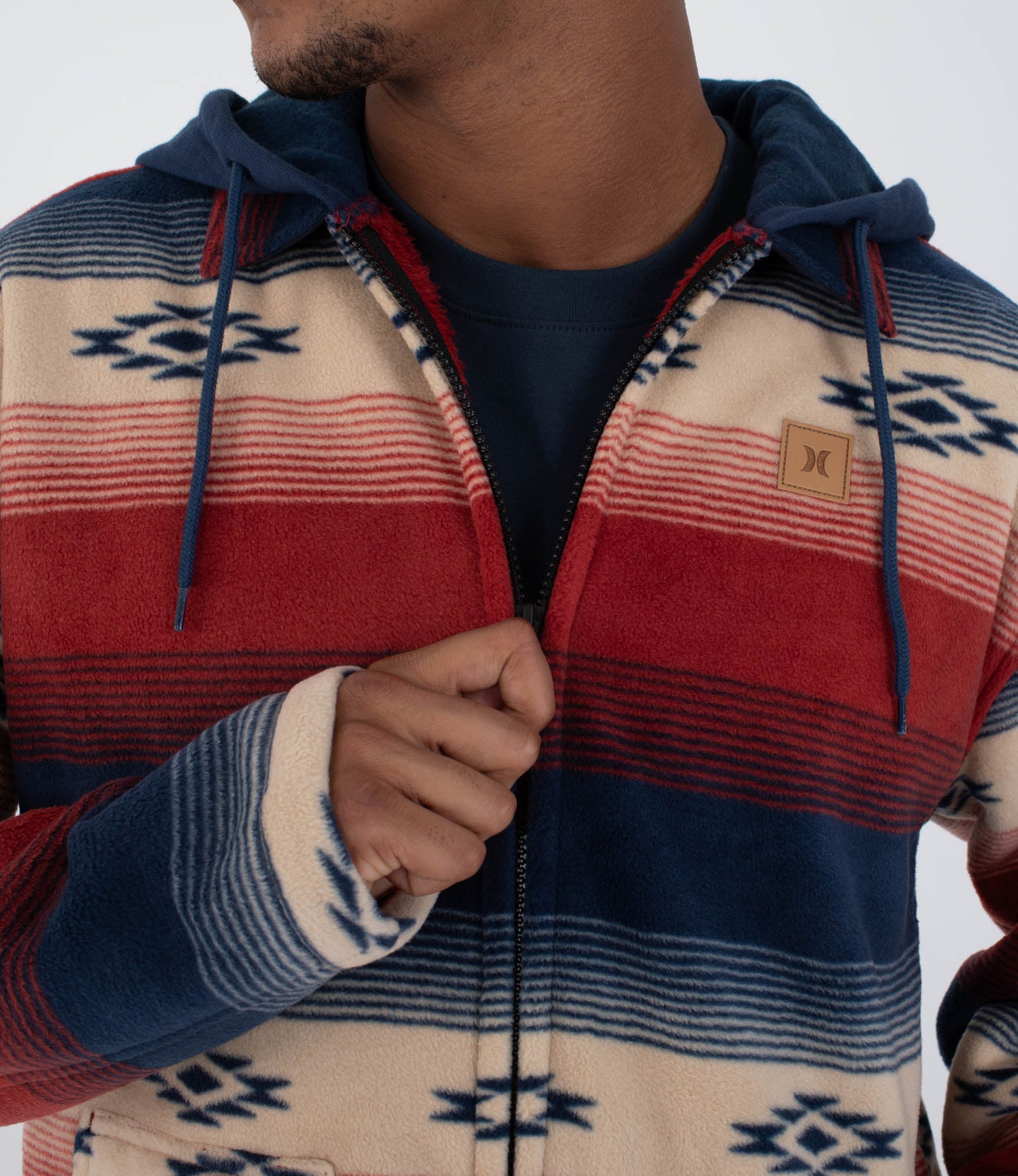 HURLEY | EASY RIDER HOODED SHERPA | ג'קט איזי ריידר הארלי 911