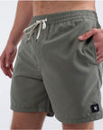 HURLEY | ICON BALBOA VOLLEY 17" | מכנס בגד ים ירוק זית 911