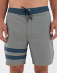 HURLEY | PHANTOM ECO BLOCK PARTY SOLID 18 GREY | מכנס גלישה בגד ים 911