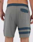 HURLEY | PHANTOM ECO BLOCK PARTY SOLID 18 GREY | מכנס גלישה בגד ים 911