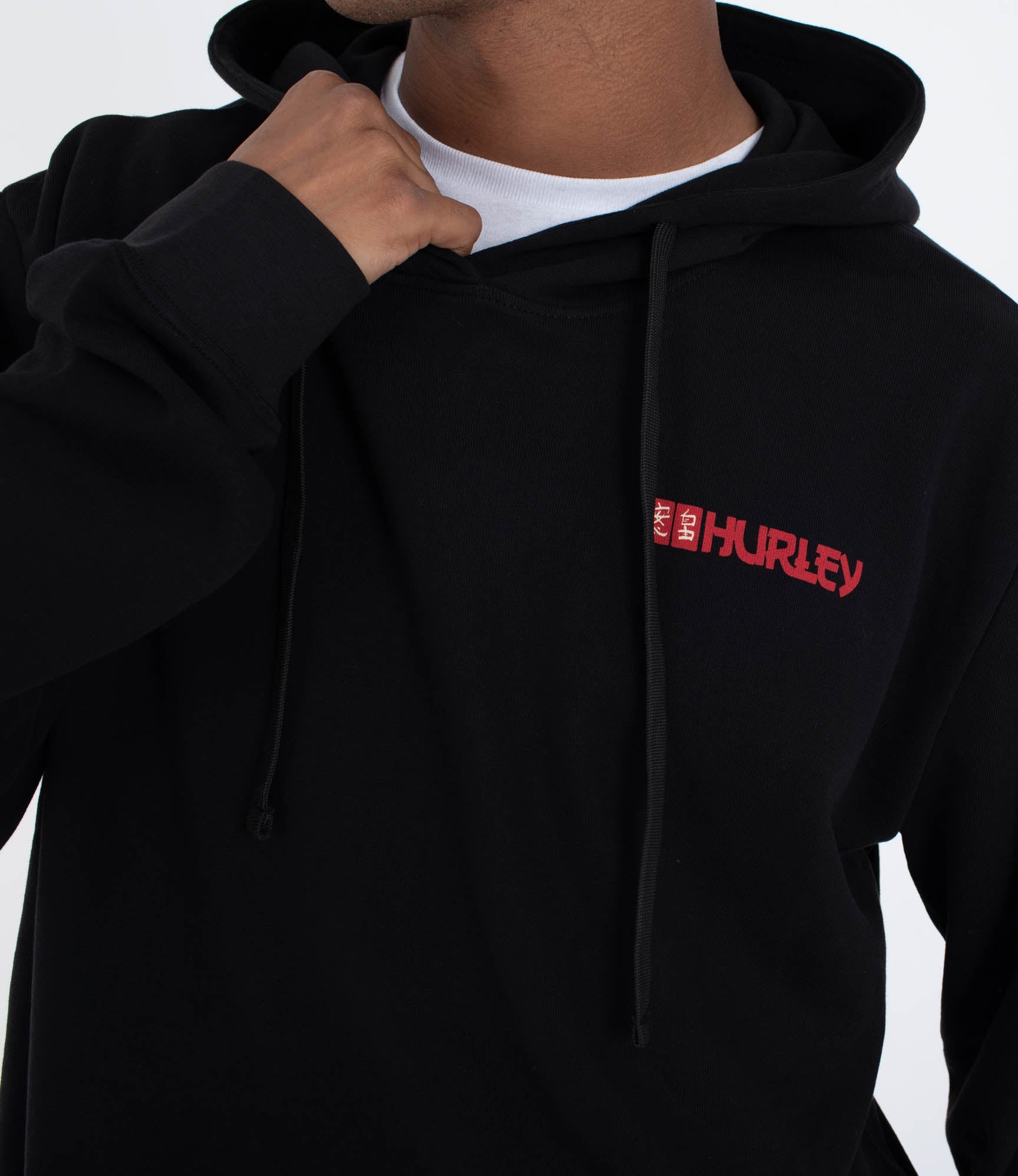 HURLEY | TATTOO ZIP FLEECE | סווטשירט פליז גברים הארלי 911