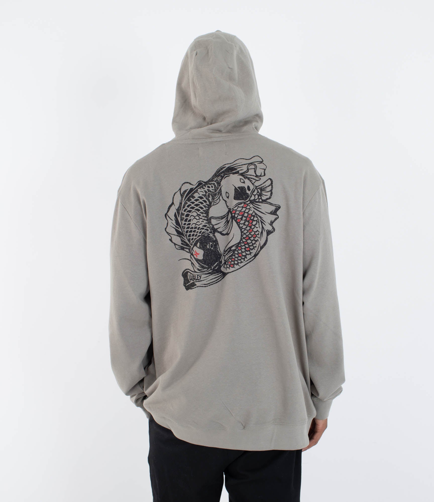 HURLEY | TATTOO ZIP FLEECE | סווטשירט פליז גברים הארלי 911
