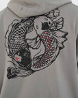 HURLEY | TATTOO ZIP FLEECE | סווטשירט פליז גברים הארלי אפור 911
