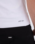 HURLEY | RASH SLIM FIT ICON CIRCLE SS | חולצת לייקרה לבנה 911