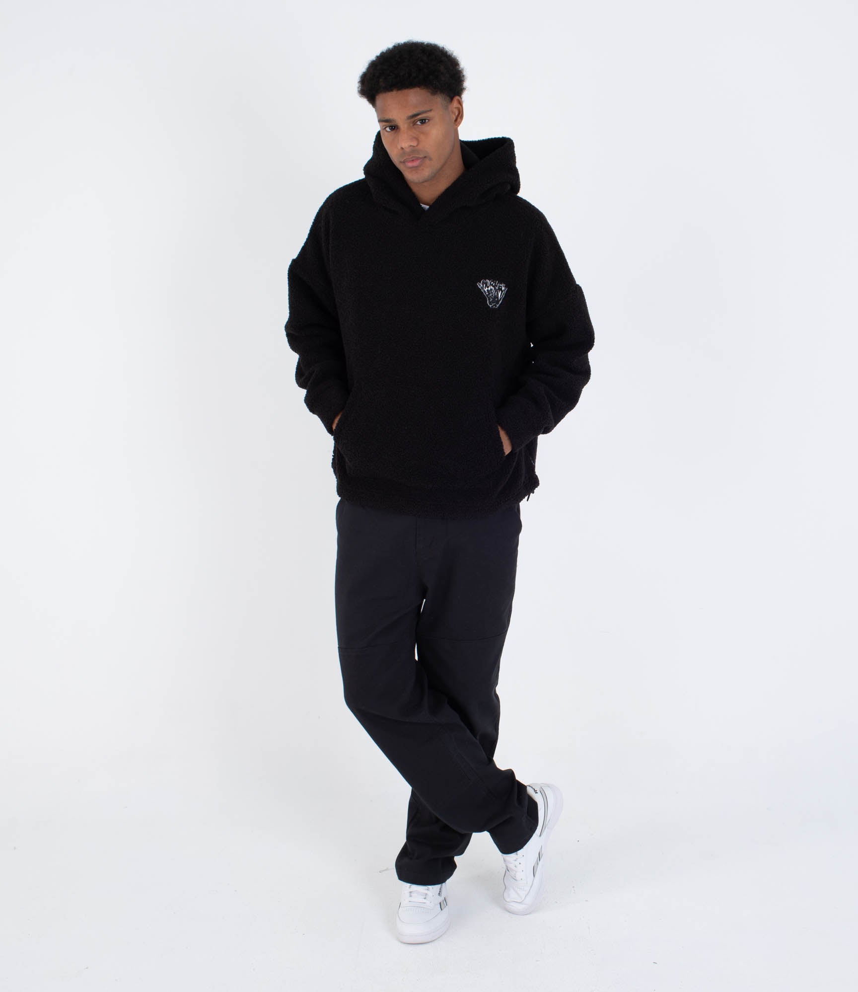 HURLEY | UNION SHERPA HOOD | ג'קט הארלי שחור 911