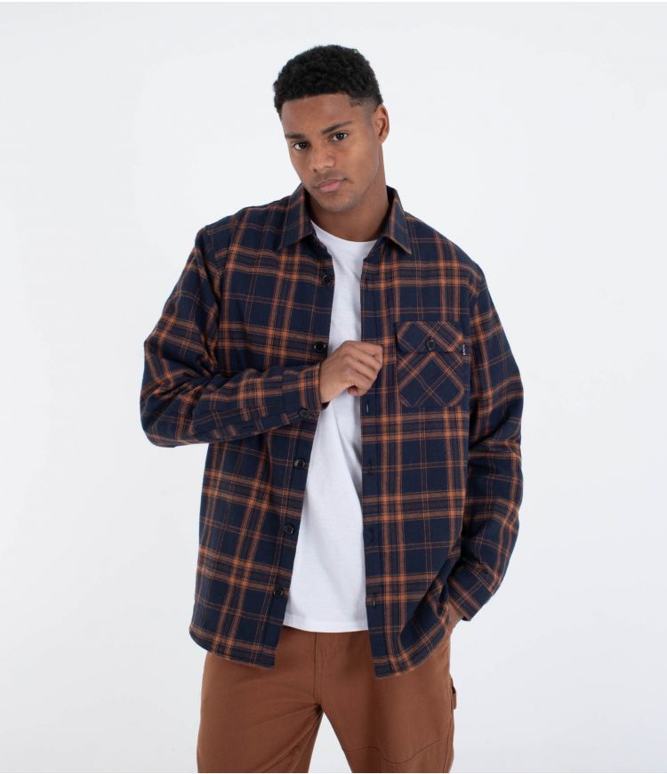 HURLEY | AXE SHERPA FLANNEL | ג'קט משובץ פלאנל 911