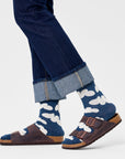 HAPPY SOCKS |CLOUDY SOCK | האפי סוקס זוג גרביים עננים 911