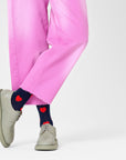 HAPPY SOCKS | HEART SOCK | האפי סוקס זוג גרביים לבבות 911