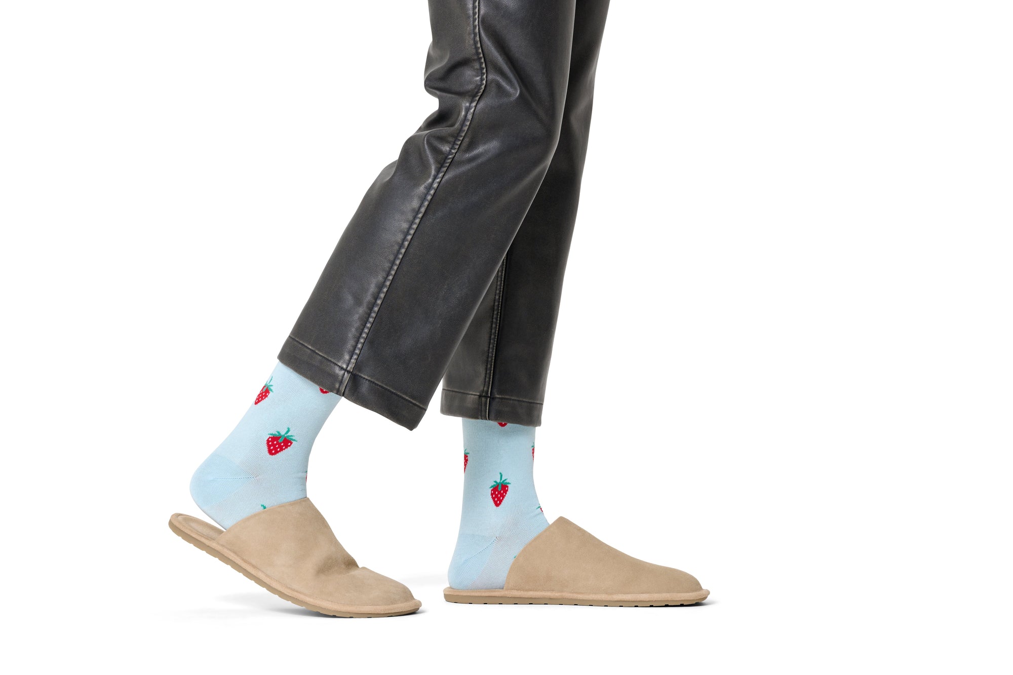 HAPPY SOCKS | LITE STRAWBERRY SOCK | האפי סוקס זוג גרביים תות 911
