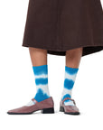 HAPPY SOCKS | TIE-DYE STRIPE SNEAKER SOCK | האפי סוקס זוג גרביים טאי דאי 911
