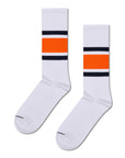HAPPY SOCKS | SIMPLE STRIPE SNEAKER SOCK |האפי סוקס זוג גרביים פסים 911