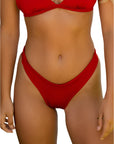 Naya Swimwear hot red Diego Bottom | בגד ים לנשים - תחתון דייגו – אדום Naya Swimwear