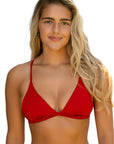 Naya Swimwear hot red Moana top | בגד ים לנשים- טופ מואנה- אדום Naya Swimwear