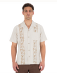 HURLEY | MUSCLE TANKSANO CAMP EMBROIDERED SS | חולצה מכופתרת קצרה 911