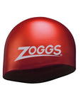 ZOGGS | SILICONE CAP | כובע שחיה אדום דוגית