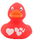 Lilalu ducks | ברווזי גומי לבבות לבבות אדום שוקה שלום בע"מ