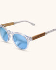 Mr Woodini | Sumatra משקפי שמש Clear Blue Mr Woodini