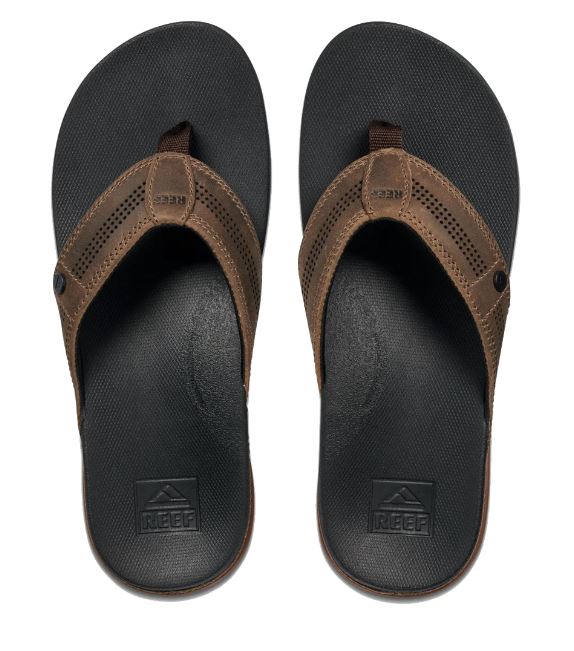 REEF | CUSHION BOUNCE LUX TAN BLACK כפכפים גברים REEF