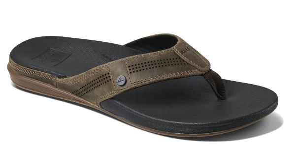 REEF | CUSHION BOUNCE LUX TAN BLACK כפכפים גברים REEF