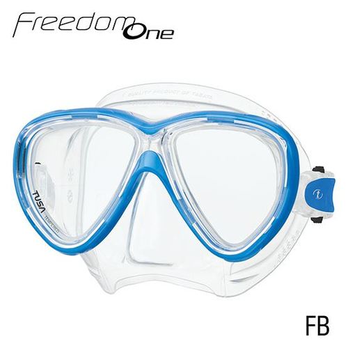 Tusa FREEDOM ONE MASK I מסכת צלילה שקוף כחול Sepa