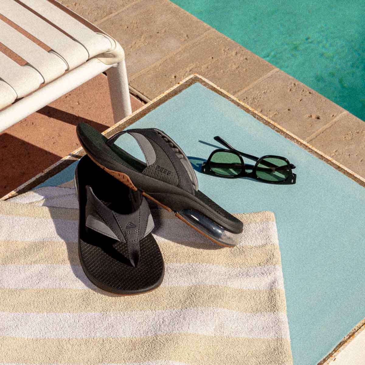 REEF | CJ9039 Fanning + Black Gum | כפכפי גברים REEF