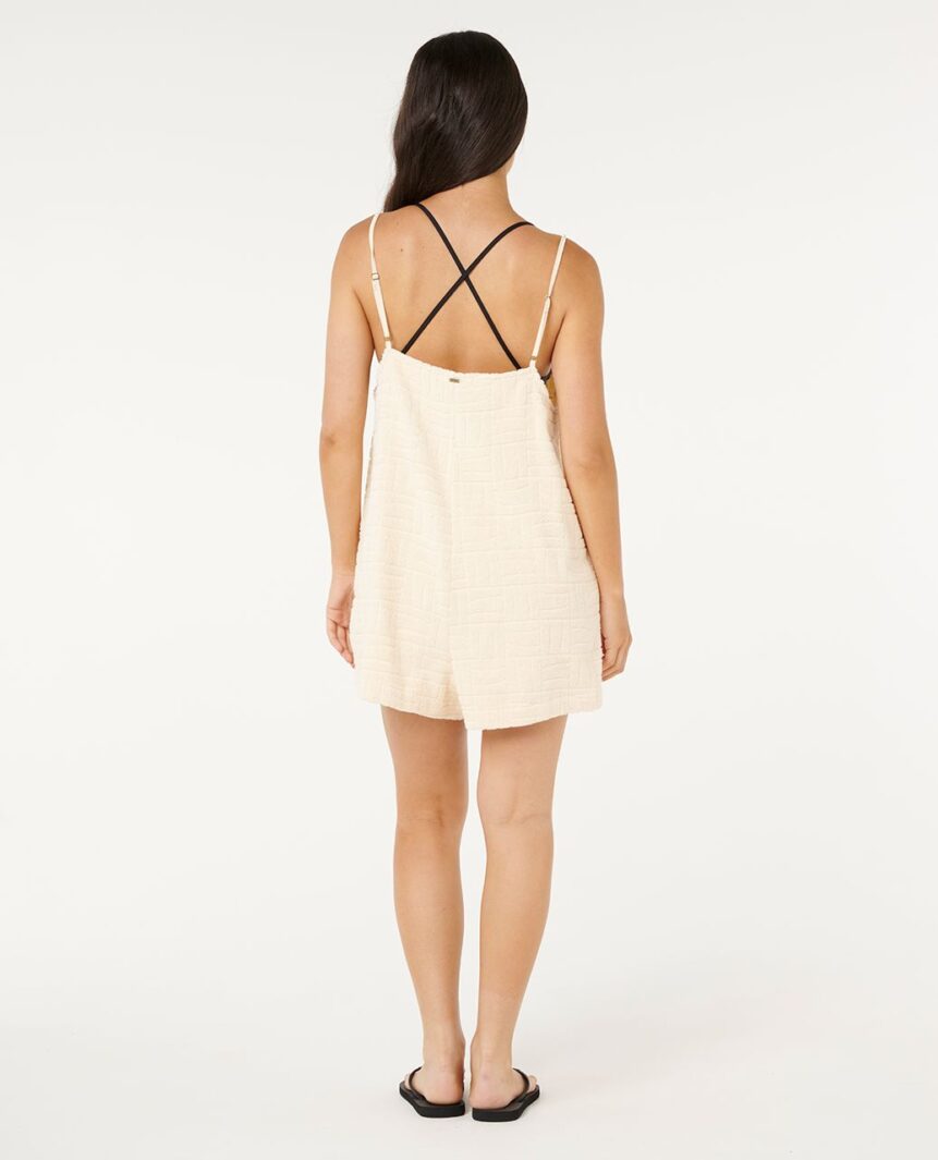 RIP CURL | ALOHA STATE TERRY ROMPER off | אוברול קצר נשים וויבז מ.ס בע"מ