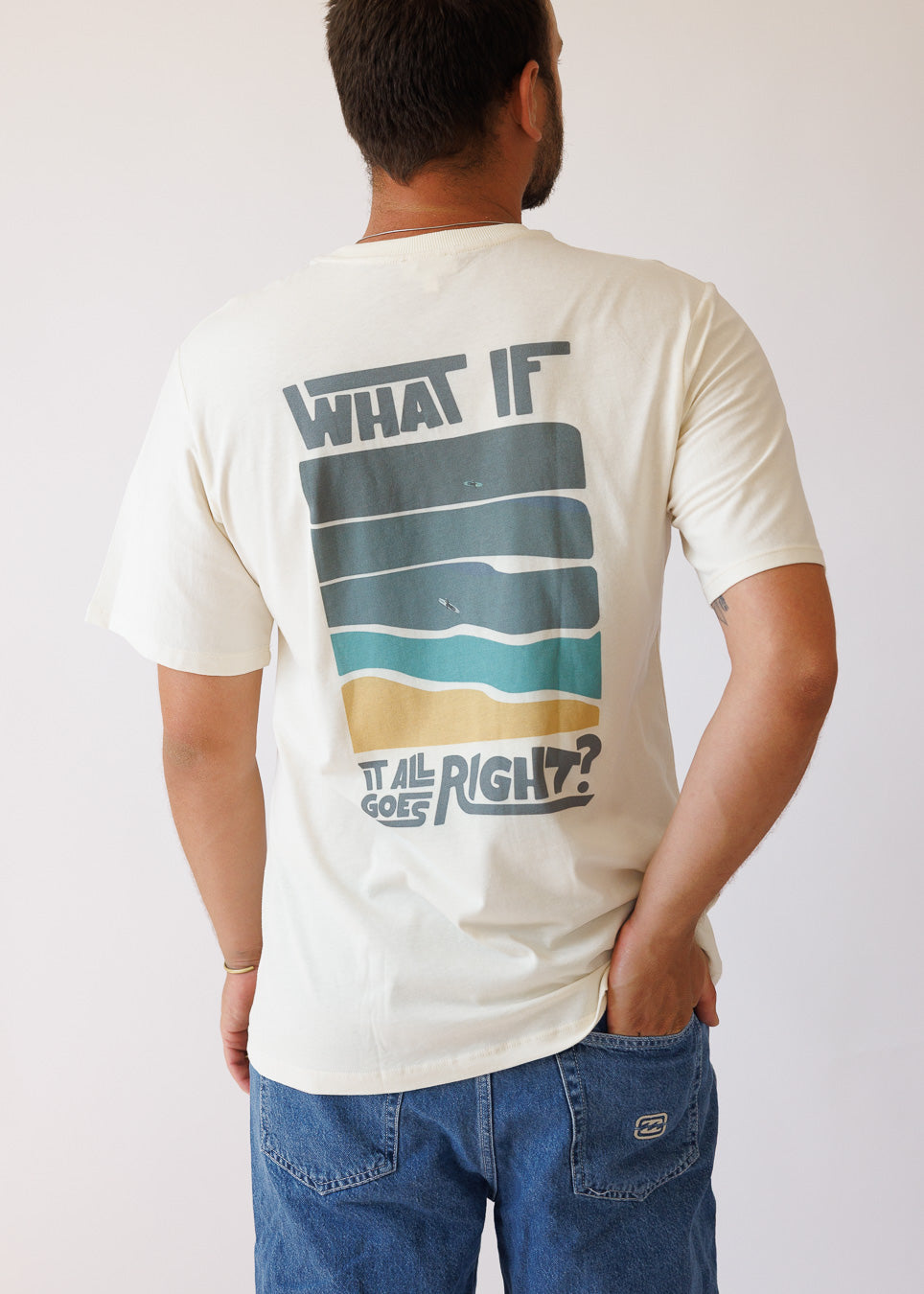 Reef What if T-Shirt | חולצה ריף - שמנת Reef Shop