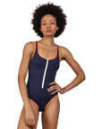 Hadas Avidan Swimwear | biarritz | בגד ים לנשים - רוכסן נייבי קצר הדס אבידני