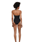 Hadas Avidan Swimwear | panama | בגד ים לנשים - קולר קשירה שחור הדס אבידני
