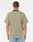 RIP CURL | SEARCH STRIPE T | חולצה קצרה פסים וויבז מ.ס בע"מ