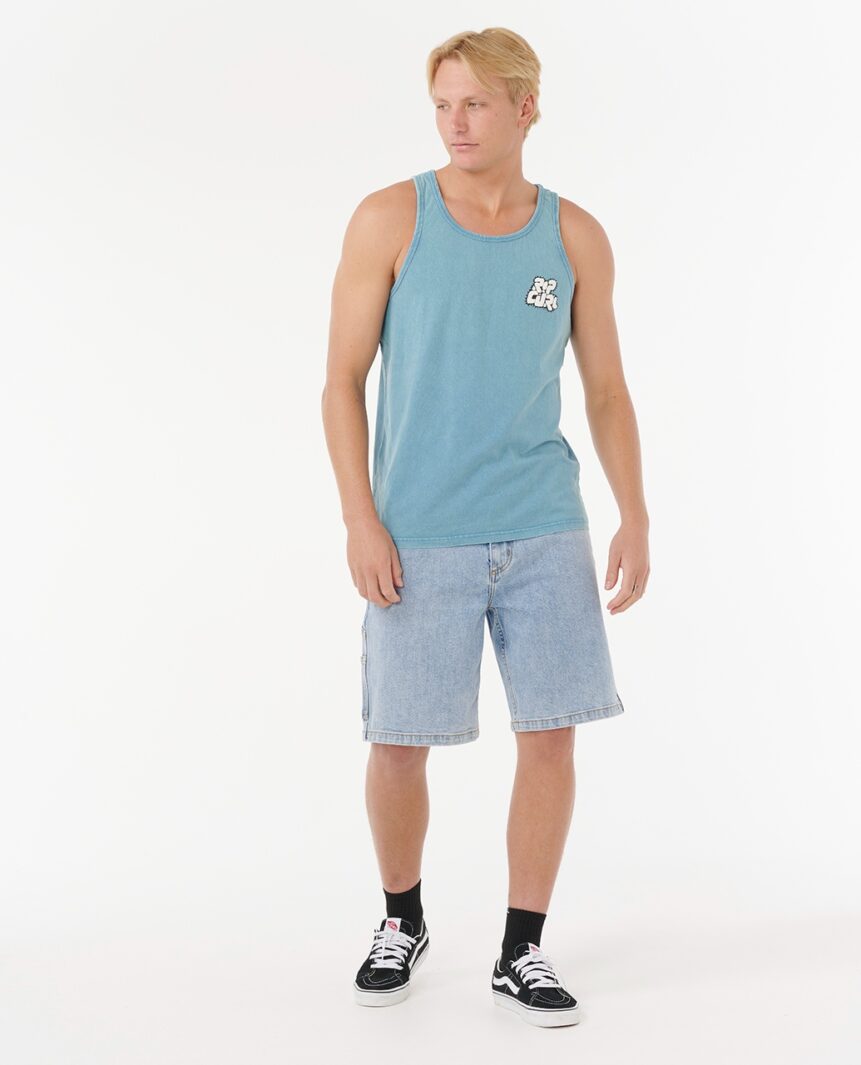 RIP CURL | RAW ENERGY BUBBLE TANK | גופייה גברים וויבז מ.ס בע"מ