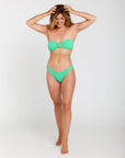 RIP CURL | CUSTOM RIB HI LEG CHEEKY  | תחתון בגד ים נשים